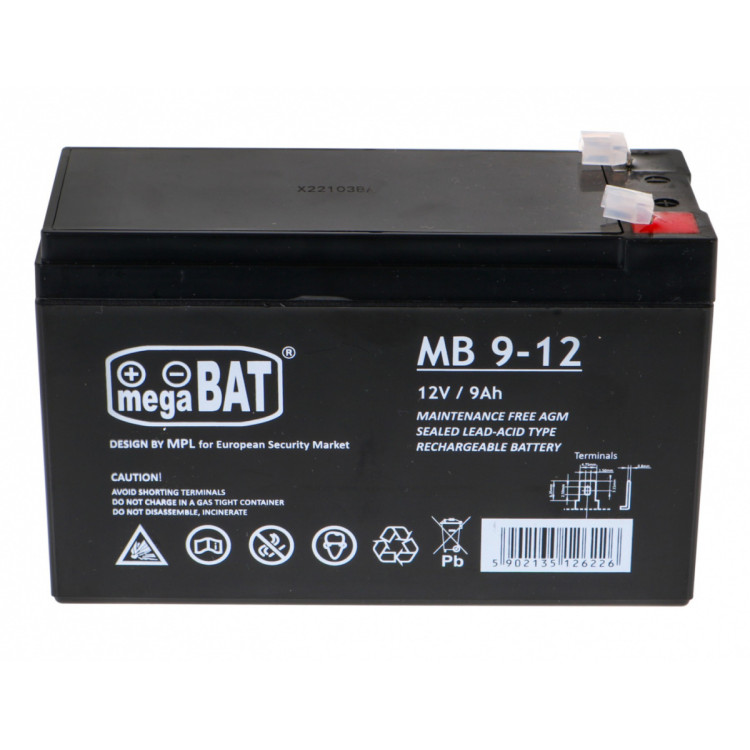 Olovená batéria pre elektrické autíčko 12V 9AH